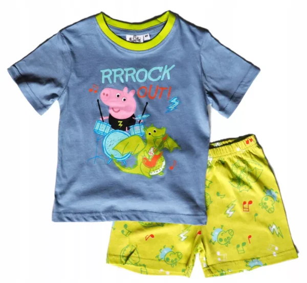 Greta Gris Kort Pyjamas Barn 116 cm – Rock Out! - Bild 2