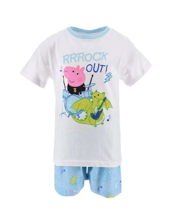 Greta Gris Kort Pyjamas Barn – Rock Out! 116 cm