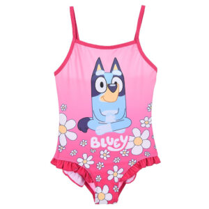 Bluey Daisy rosa barnbaddräkt, 3 år / 98 cm