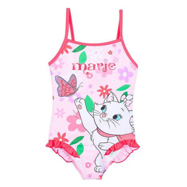 Disney Katten Marie blommig rosa baddräkt, 4 år / 104 cm