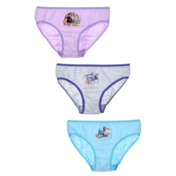 Disney Frozen regnbågsfärgade barnunderkläder, 3-pack, 5-6 år / 110-116 cm
