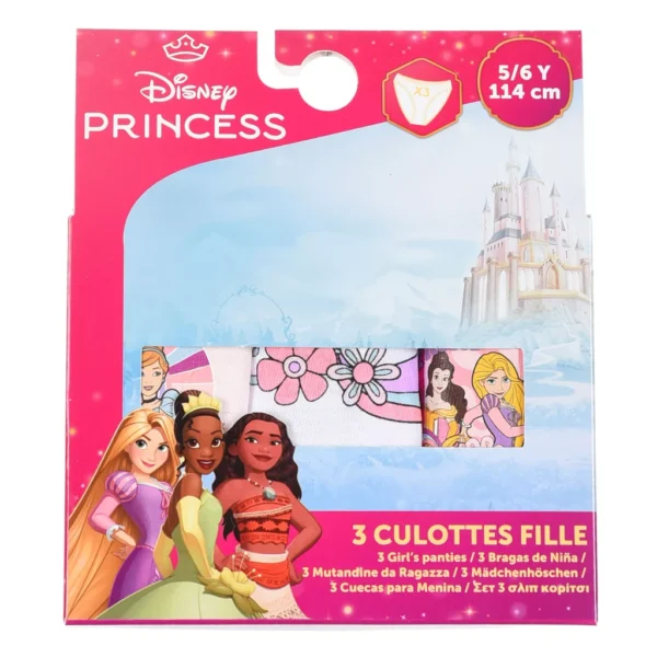 Disney Prinsessor Trosor Barn 3-pack 6–8 år / 116–128 cm - Bild 2