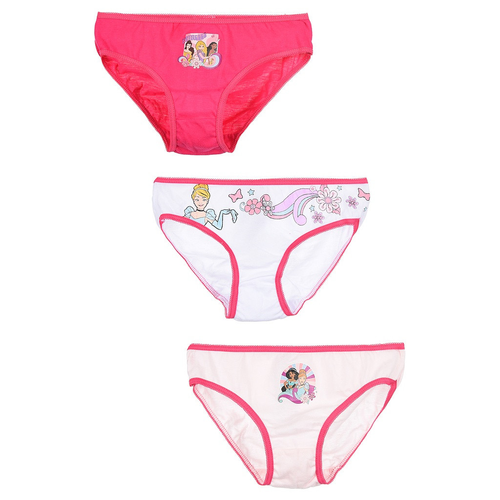 Disney Princess barnunderkläder, trosor 3-pack 5–6 år / 110–116 cm