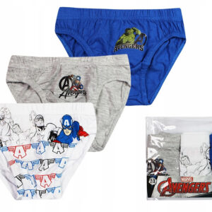 Avengers Initiative barnunderkläder, 3-pack kalsonger 6–8 år / 116–128 cm