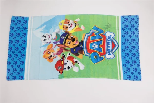Paw Patrol Action Team badhandduk, strandhandduk 70x140 cm - Bild 2