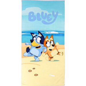 Bluey Sunny Beach badhandduk, 70x140 cm (Snabbtorkande)