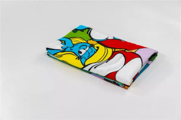 Smurfarna badhandduk, strandhandduk 70x140 cm (Snabbtorkande) - Bild 2