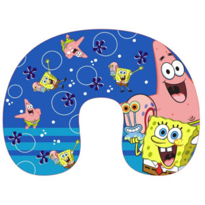 SpongeBob rese- och nackkudde 35x30 cm