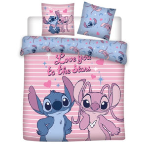 Disney Lilo och Stitch dubbelt påslakan 240×220 cm, 65x65 cm