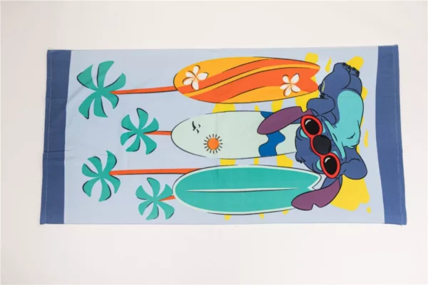 Disney Lilo och Stitch badhandduk, strandhandduk 70x140 cm - Bild 2