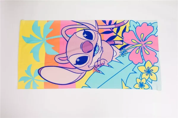 Disney Lilo och Stitch badlakan, strandhandduk 70x140 cm - Bild 2