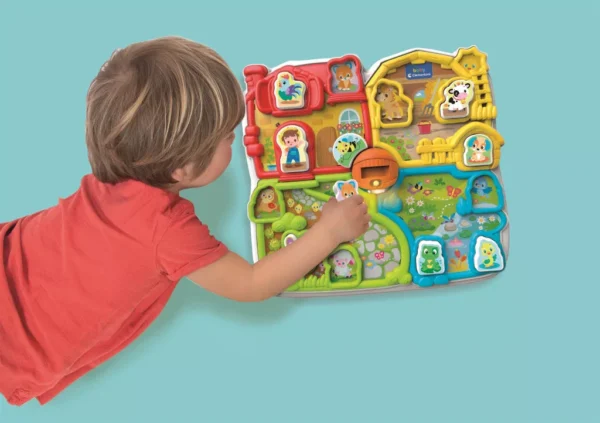 Baby Clementoni Interaktiv Bondgård med Djur 18 mån+ - Bild 3