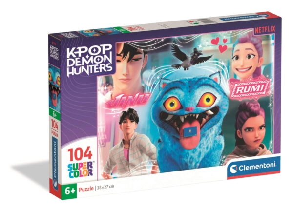 K-Pop Demon Hunters Pussel 104 Bitar – Clementoni SuperColor