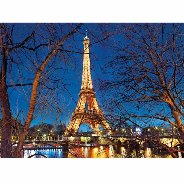 Paris Pussel 2000 Bitar Clementoni – Eiffeltornet i Kvällsljus - Bild 2