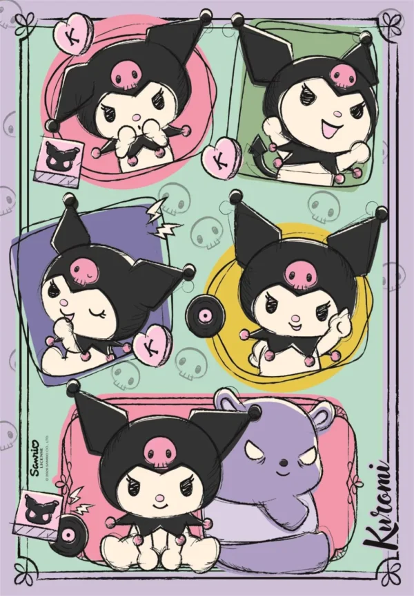 Kuromi Pussel 500 Bitar – Clementoni Compact Collection - Bild 2