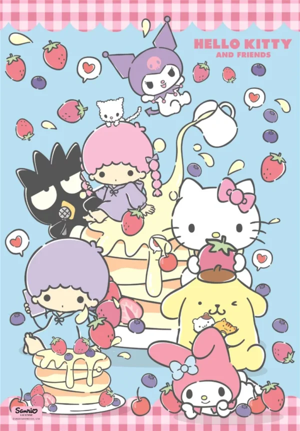 Hello Kitty & Vänner Pussel 1000 Bitar – Clementoni - Bild 2