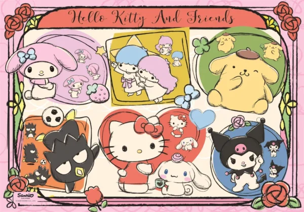 Hello Kitty Pussel 1000 Bitar – Clementoni - Bild 2