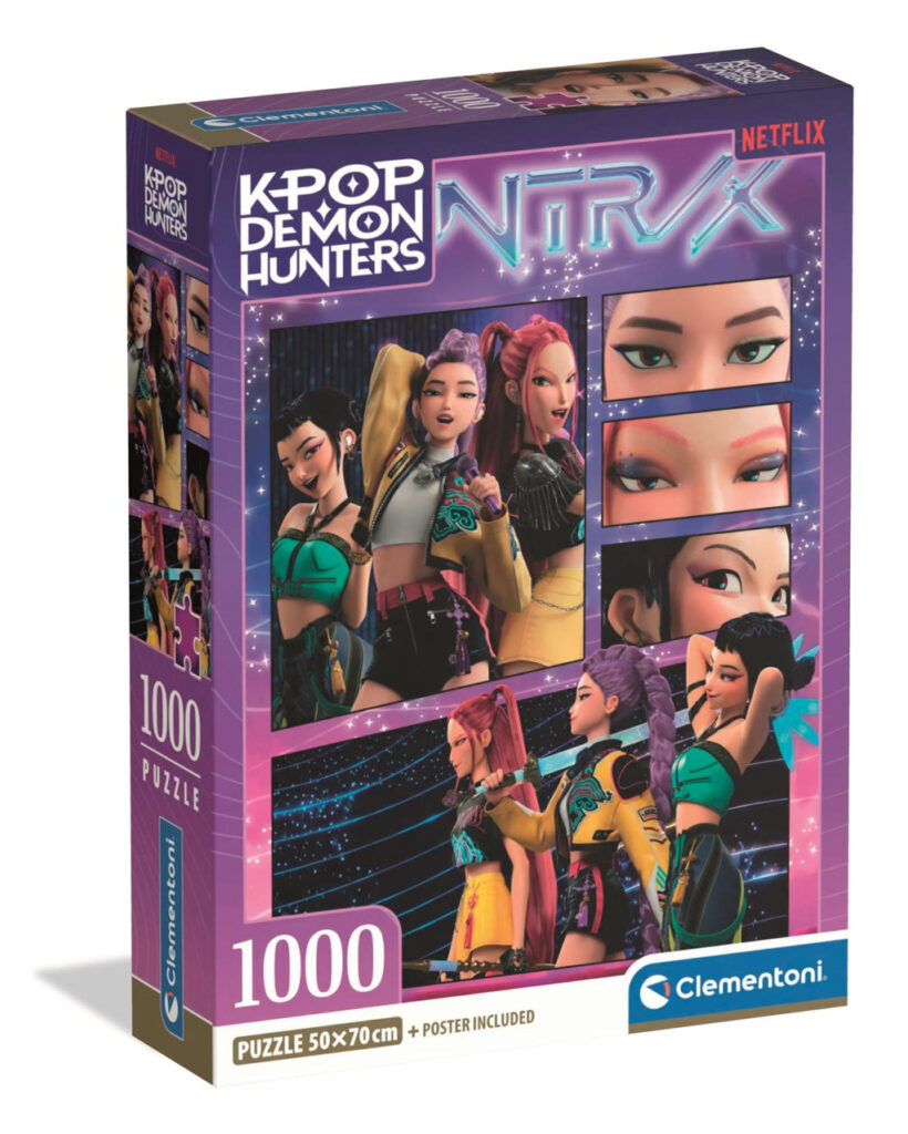 K-Pop Demon Hunters Pussel 1000 Bitar – Clementoni