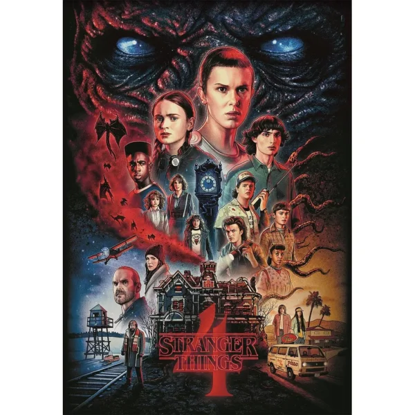 Stranger Things 4 Pussel 1000 Bitar – Clementoni - Bild 2