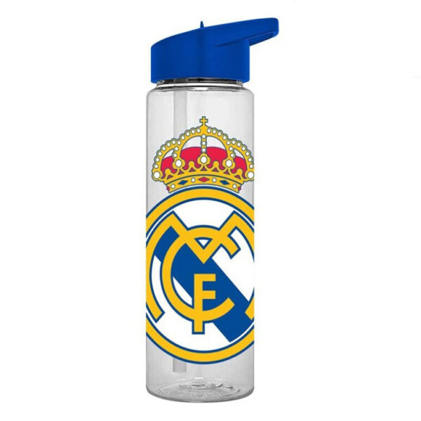 Real Madrid Vattenflaska med Sugrör 600 ml – BPA-fri