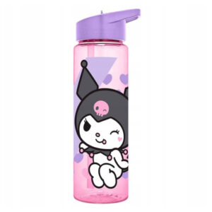 Hello Kitty Kuromi sugrörsflaska 600 ml
