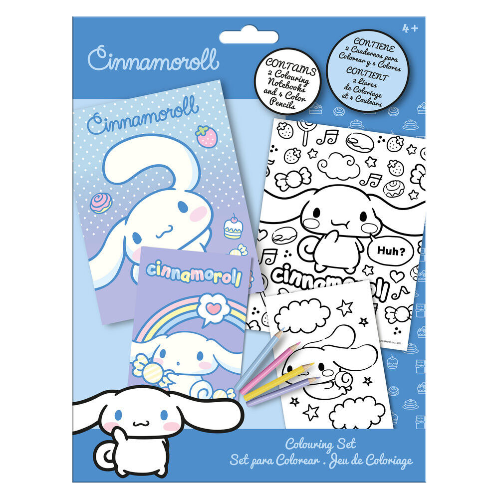 Hello Kitty Cinnamoroll målarset med klistermärken