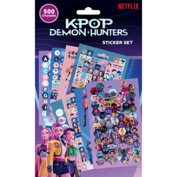 K-pop Demon Hunters World Tour klistermärkesset