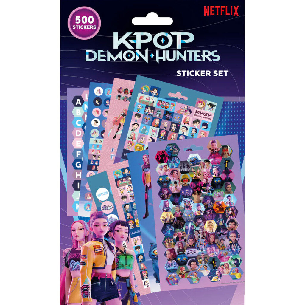 K-pop Demon Hunters World Tour klistermärkesset
