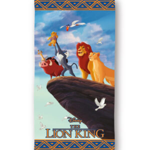 Disney Lejonkungen Savannkung badhandduk, strandhandduk 70x140 cm