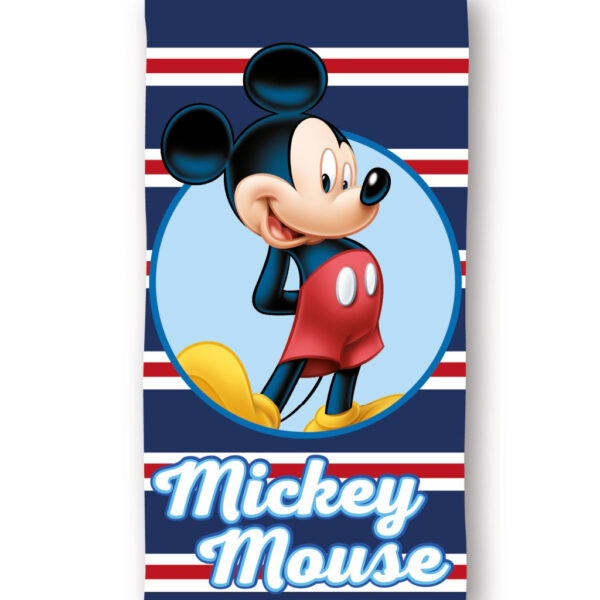 Disney Musse Pigg marinrandig badhandduk, strandhandduk 70x140 cm