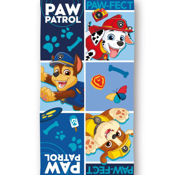 Paw Patrol Paw-fect badhandduk, strandhandduk 70x140 cm