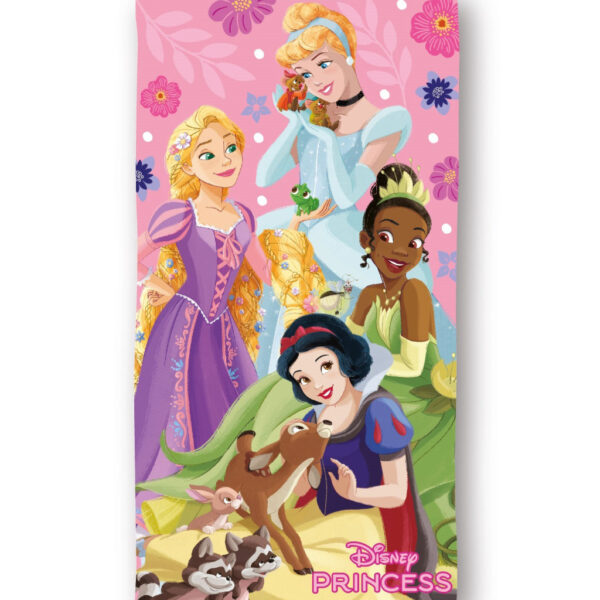 Disney Princess Sparkle Kingdom badhandduk, strandhandduk 70x140 cm