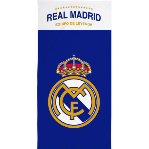 Real Madrid Legend badhandduk, strandhandduk 70x140 cm (Snabbtorkande)