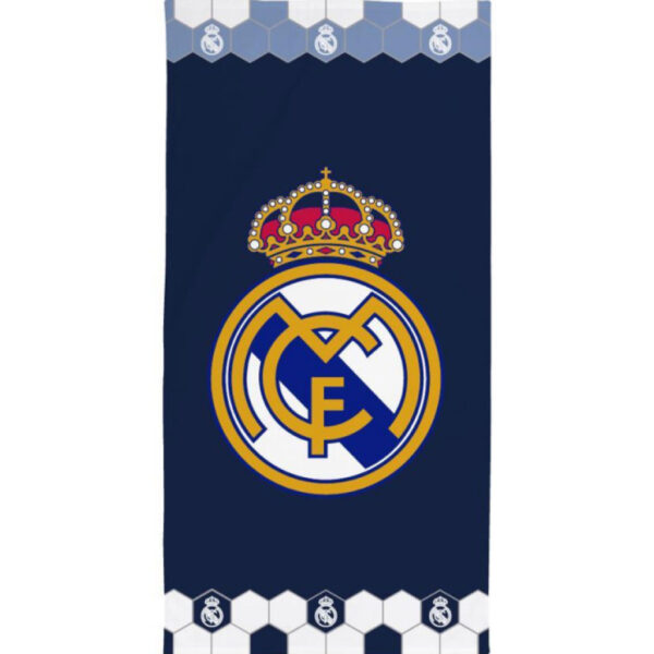 Real Madrid Hexa Design badhandduk, strandhandduk 70x140 cm