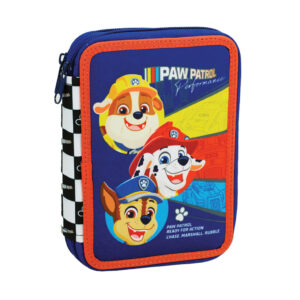 Paw Patrol Racing fylld pennfodral med 2 lager
