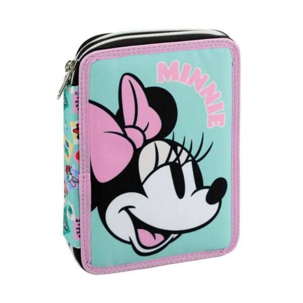 Disney Mimmi Pigg Love Your Life fyllt pennfodral, 2 fack