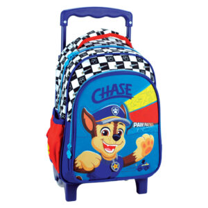 Paw Patrol Chase Racing rullande ryggsäck för förskola, 30 cm