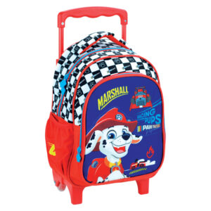 Paw Patrol Marshall Racing rullande förskoleväska, 30 cm