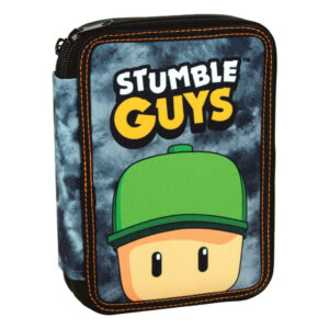 Stumble Guys hattfylld pennfodral med 2 lager
