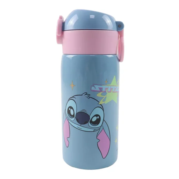 Disney Lilo och Stitch aluminiumflaska med sugrör, 500 ml - Bild 2