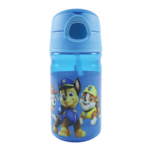 Paw Patrol Team sugrörsflaska med hängare 350 ml