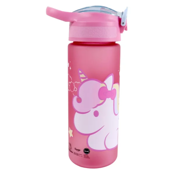 Hello Kitty Enhörning vattenflaska med sugrör 600 ml - Bild 4