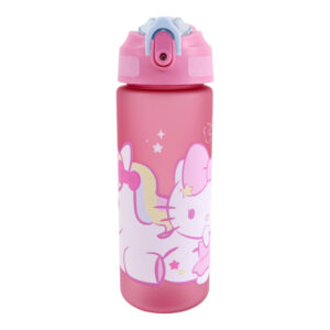 Hello Kitty Enhörning matt sugrörsflaska 600 ml