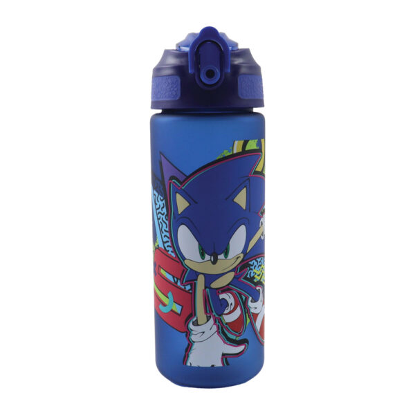 Sonic the Hedgehog Fast Lane vattenflaska med sugrör 600 ml