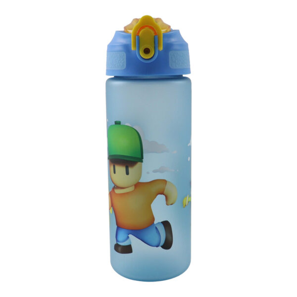 Stumble Guys vattenflaska med sugrör 600 ml