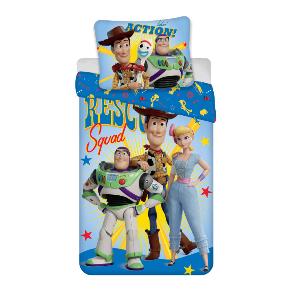 Disney Toy Story Rescue Squad påslakan set 140×200 cm, 70×90 cm