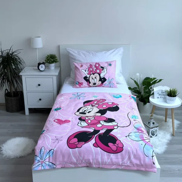 Disney Mimmi Pigg Flowers Påslakanset Barn 100x135 cm - Bild 2