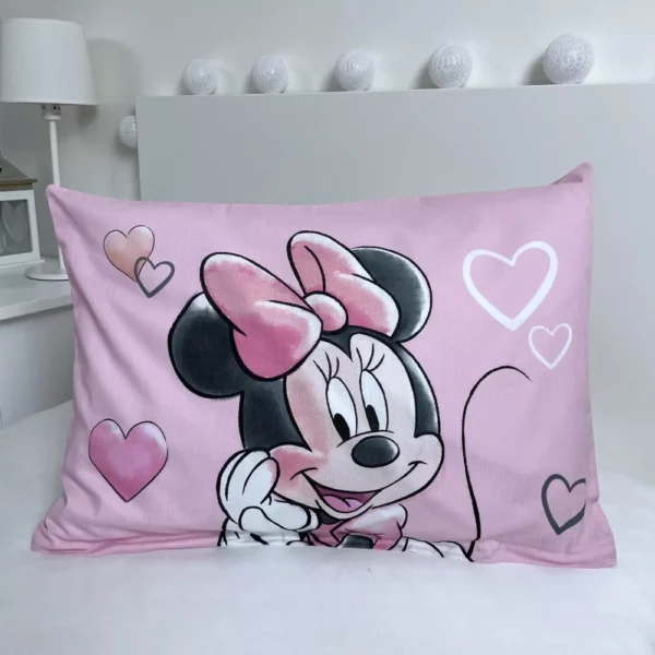 Disney Mimmi Pigg Bäddset 100x135 cm – Mjuk Bomull för Barn - Bild 4