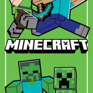 Minecraft strandhandduk 70x140 cm (snabbtorkande)