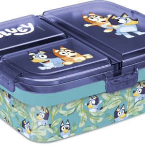 Bluey matlåda med flera fack, smörgåslåda XL